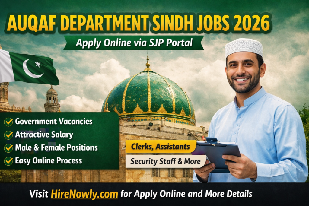 Auqaf Department Sindh Jobs 2026 – Apply Online for Latest Govt Vacancies