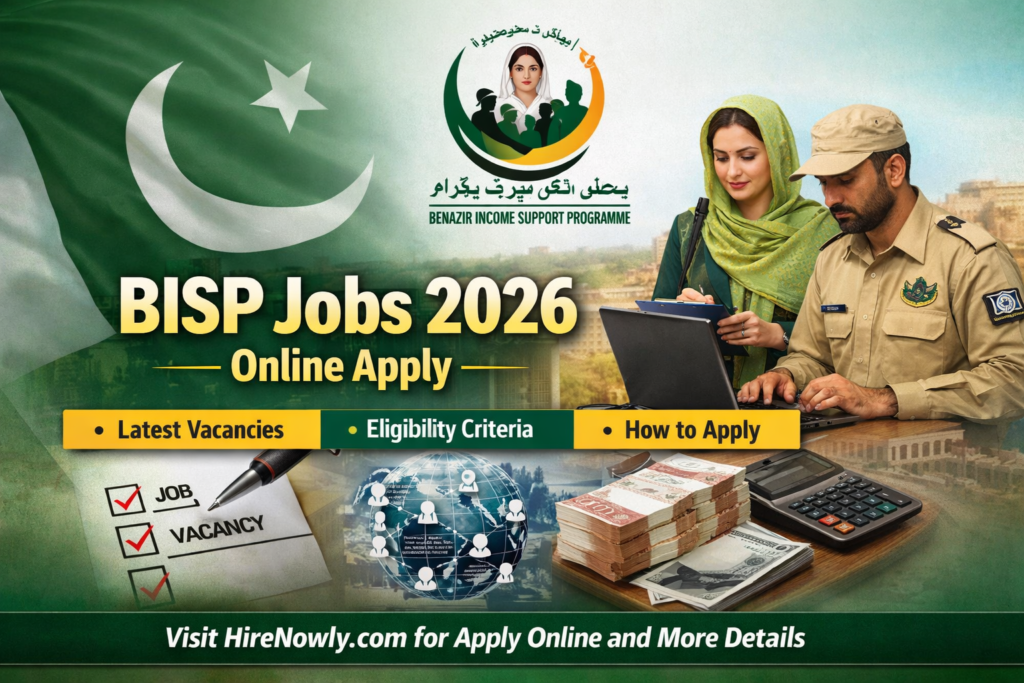 BISP Jobs 2026 – Benazir Income Support Programme Online Apply | Government Jobs Pakistan