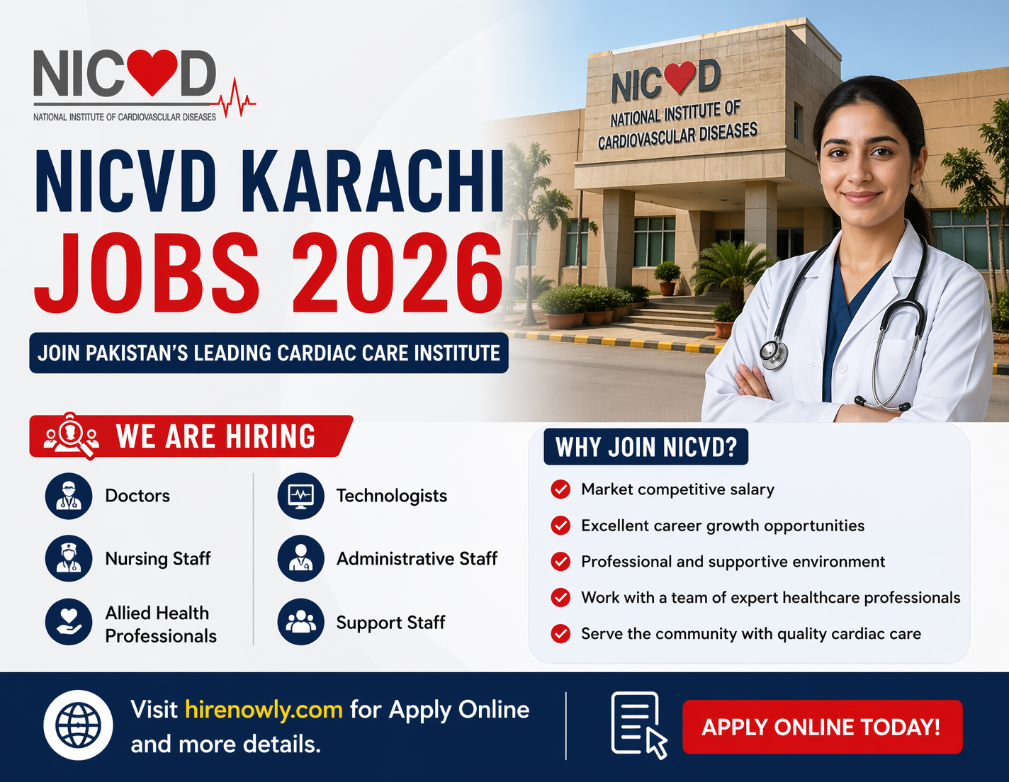 NICVD Karachi Jobs 2026 Advertisement | Online Apply for Latest Vacancies