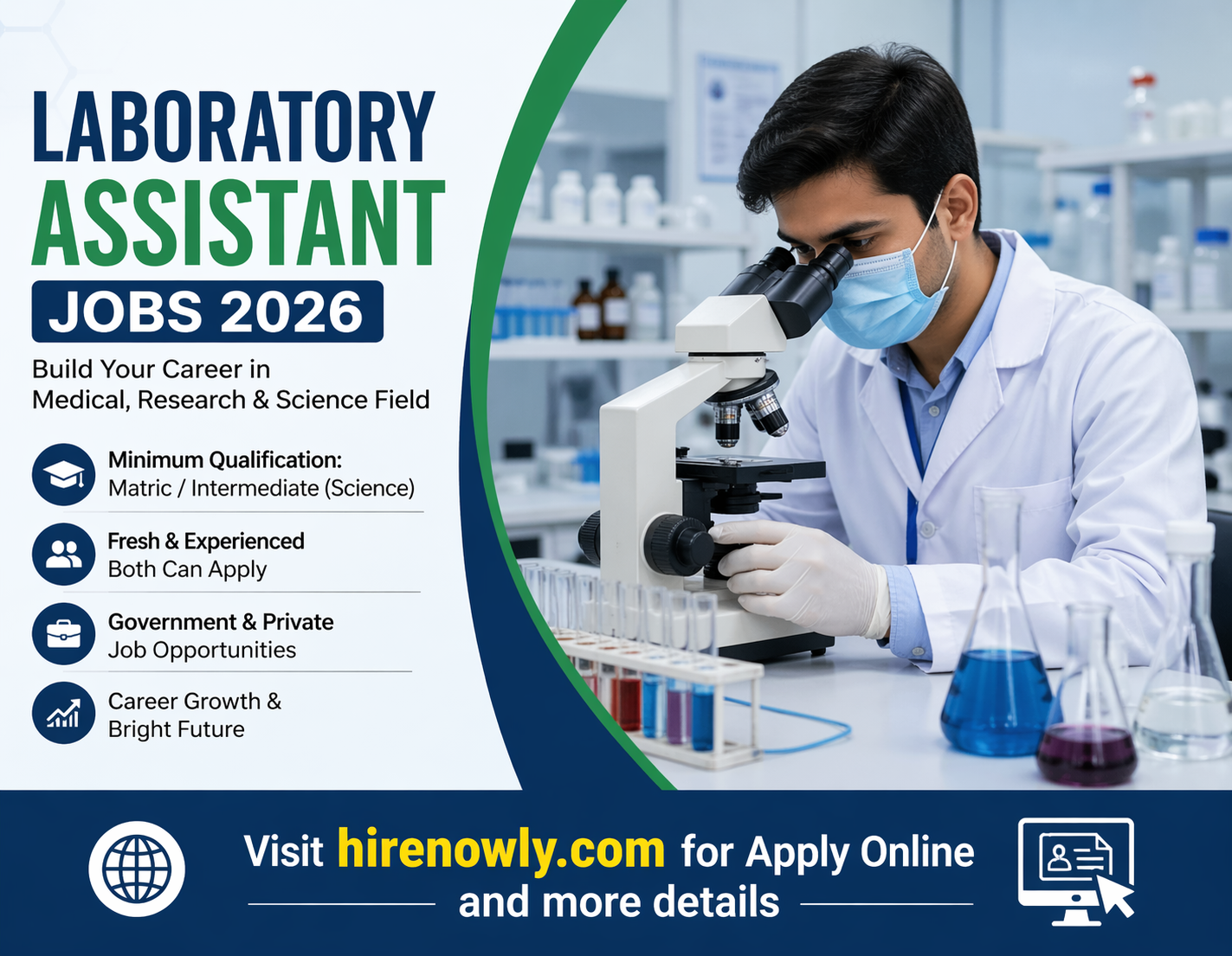Lab Assistant Jobs 2026 – Career Guide, Eligibility, Apply Online