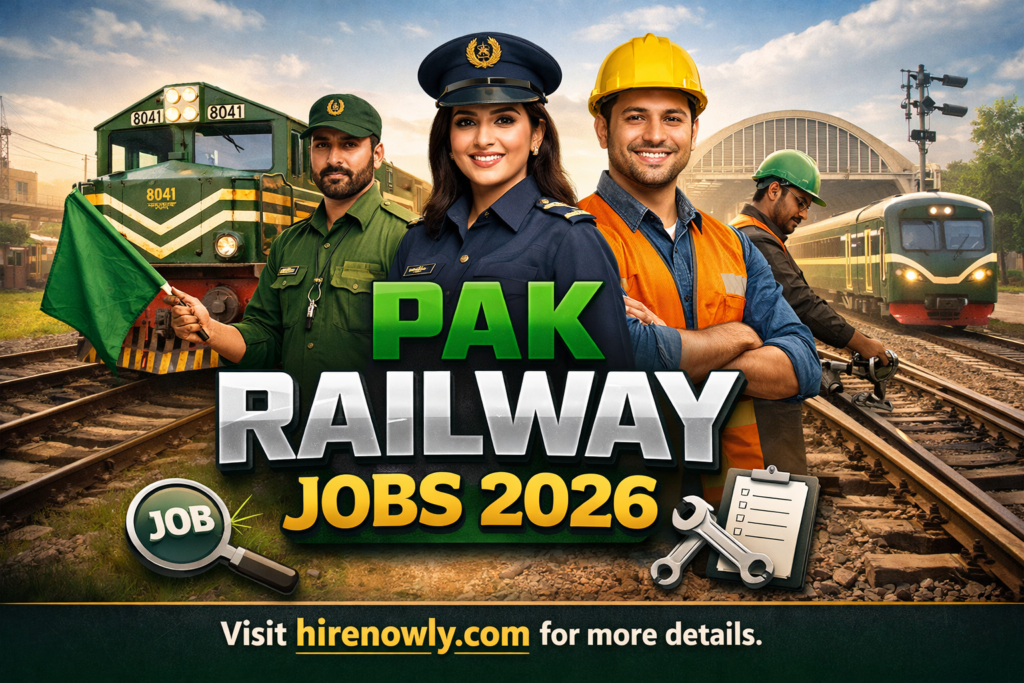 Pakistan Railways Jobs 2026 – Latest Govt Jobs Opportunities | Apply now