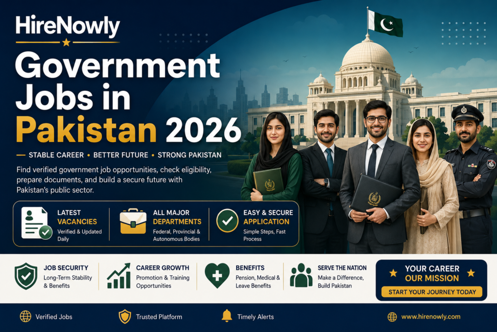 government jobs in Pakistan 2026